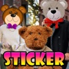 Teddy Bear Friend - photo, sticker and greeting card