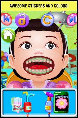 A Little Dentist Office Kids Games - my baby care salon & doctor spa for girls screenshot 3