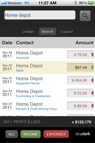 Skyclerk Bookkeeping screenshot 3