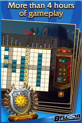 Fill and Cross. Royal Riddles Free screenshot 2