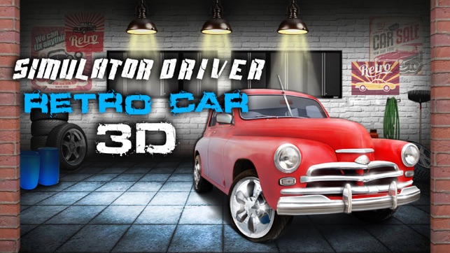 Simulator Driver Retro Car 3D