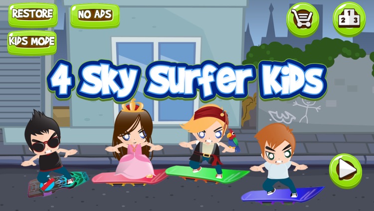 4 Sky Surfer Kids