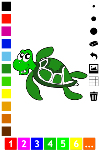 A Fish Coloring Book for Children: Color Animals Under Water! screenshot 2