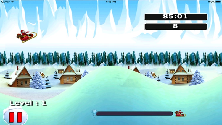 Santa Claus Jump Lite - The race for the kids gifts before Xmas – Free Version screenshot-3