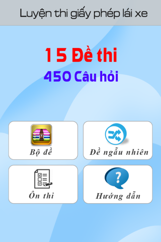 450 Câu Trắc Nghiệm Sát Hạch GPLX screenshot 4