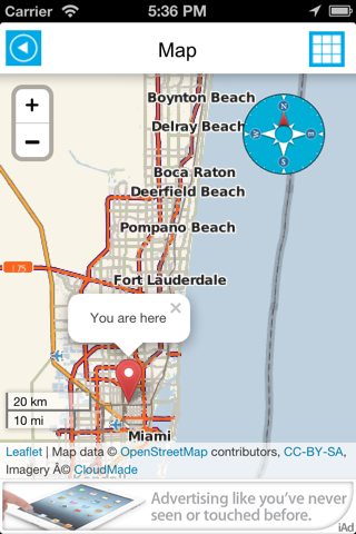 Florida offline map, guide & hotels (FREE edition) screenshot 3