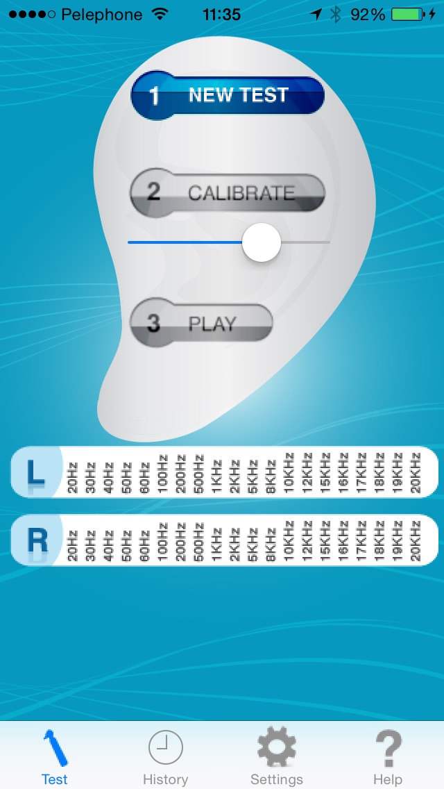 Audiometry screenshot1