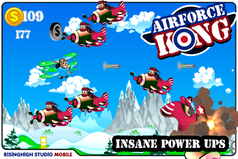 Air Force Kong Vs the Sky Plane Battle Squadrons screenshot 4