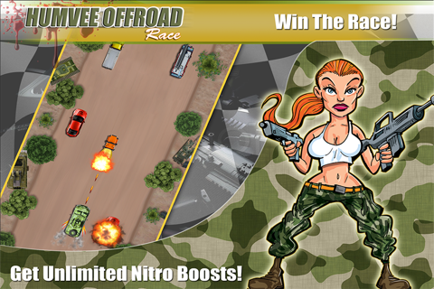 Army Battle Humvee Dessert Offroad Racing Assault : Drive Real Armour Troop Car Race Games screenshot 3