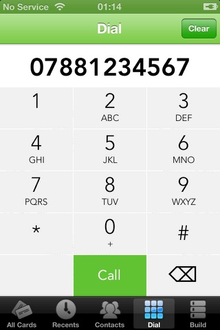 Digi Calling Cards Dialer screenshot 4