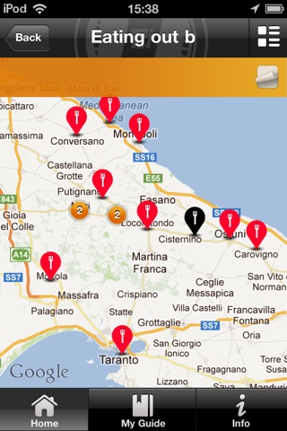 Italia – Dormire e Mangiare Touring 2016 screenshot 3