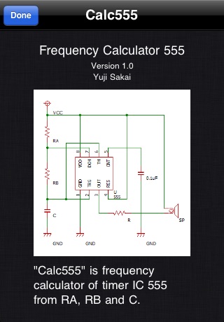 Calc555 screenshot 2