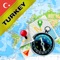 Download the complete map of Turkey and Cyprus for offline use with NO INTERNET CONNECTION or NO CELL NETWORK