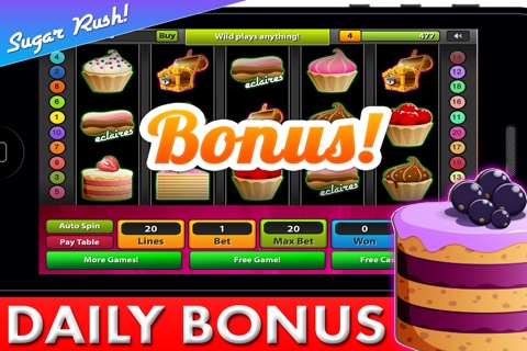 Saphire Sugar Rush Groovy Multilevel Slotgame PRO - BM screenshot 2