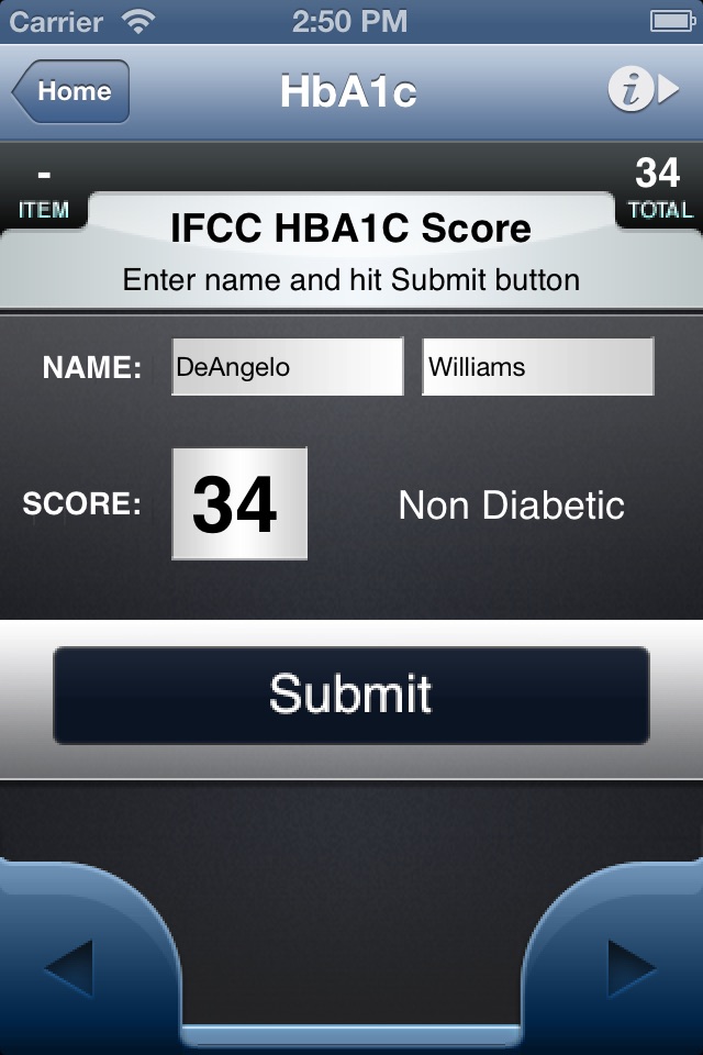 HbA1c screenshot 3