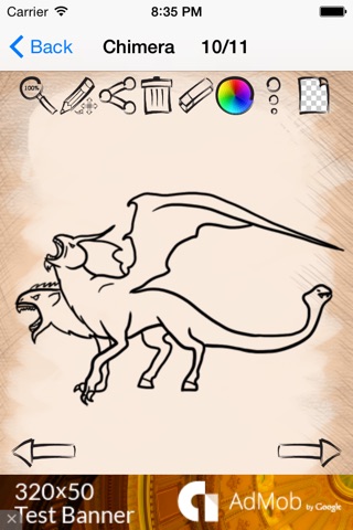 Draw And Paint Beast Monsters screenshot 4