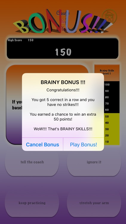 Brainy Skills Cause and Effect