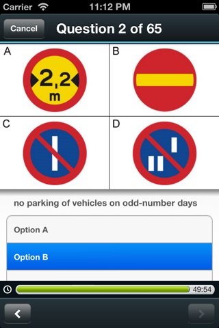 Swedish road signs screenshot 3