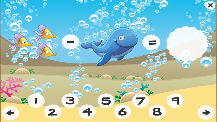 Underwater math game for children age 3-6: Learn the numbers 1-10 for kindergarten, preschool or nursery school! screenshot-4