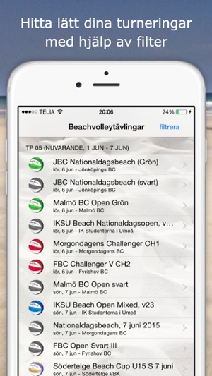 Beachvolleytävlingar(圖1)-速報App