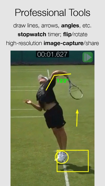 CMV+ Slo-mo Video Analysis with Stopwatch Splits-Timer, Frame-by-Frame & Rotate from CoachMyVideo