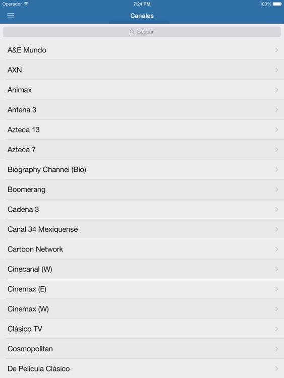 Televisión de México para iPad - MX