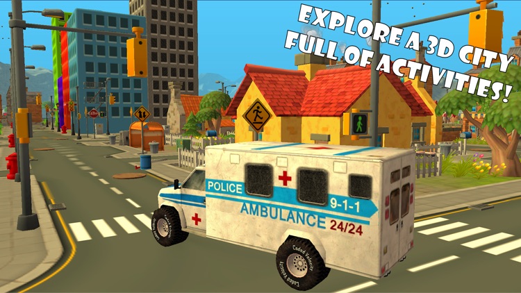 Ambulance Race & Rescue Adventure Sim 3D