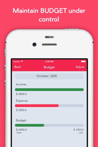 Evenflo - Expense Manager screenshot 3