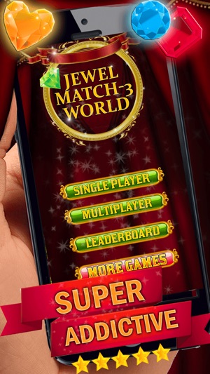 Jewel Match-3 World - Fun Gems And Diamonds Puzzle Maker For(圖2)-速報App