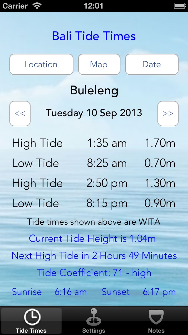 Bali Tide Times screenshot1