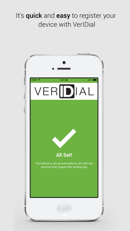 VerIDial Two Factor Authentication