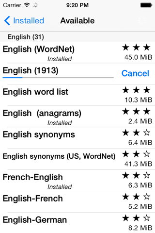Offline Dictionaries screenshot 2