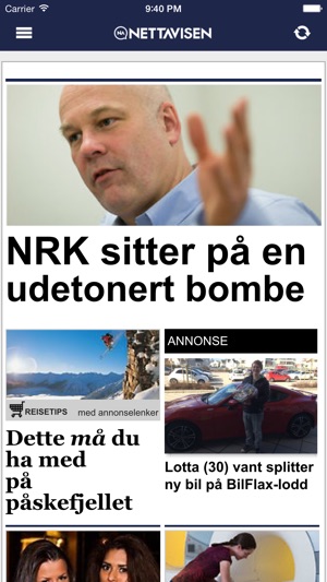 Nettavisen - iPhone edition