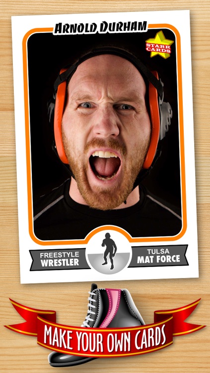 Wrestling Card Maker - Make Your Own Custom Wrestling Cards with Starr Cards