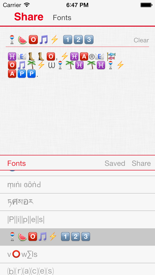 How to cancel & delete Share Fonts from iphone & ipad 3