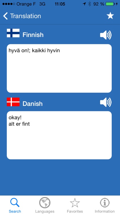 Speak the languages of the Scandinavian countries: Finnish, Norwegian, Swedish, Faroese, Danish, Icelandic screenshot-3