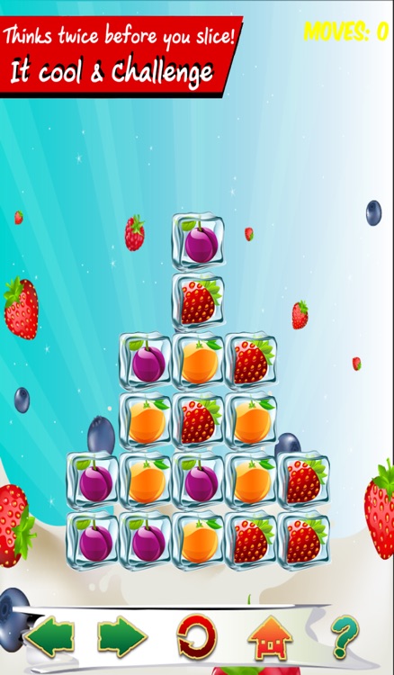 Ice Fruits Puzzle - Match block burst crazy swipe fruit smash game screenshot-3