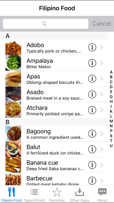 Filipino Food screenshot1