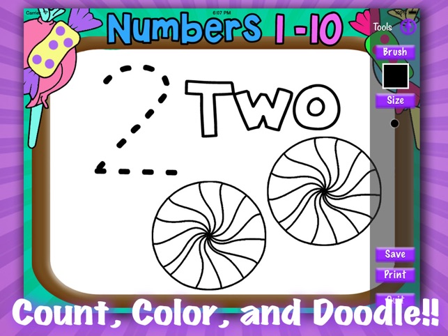 Candy by Numbers - Color, Count, and Doodle Book(圖5)-速報App