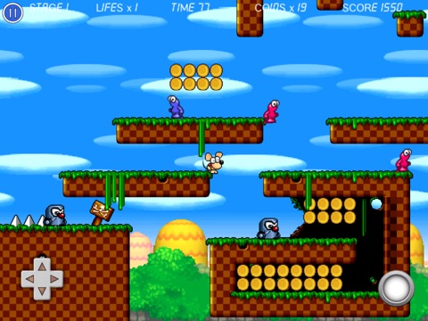 Mouse World Madness HD FREE - Pixel Maze Jump Game screenshot 3