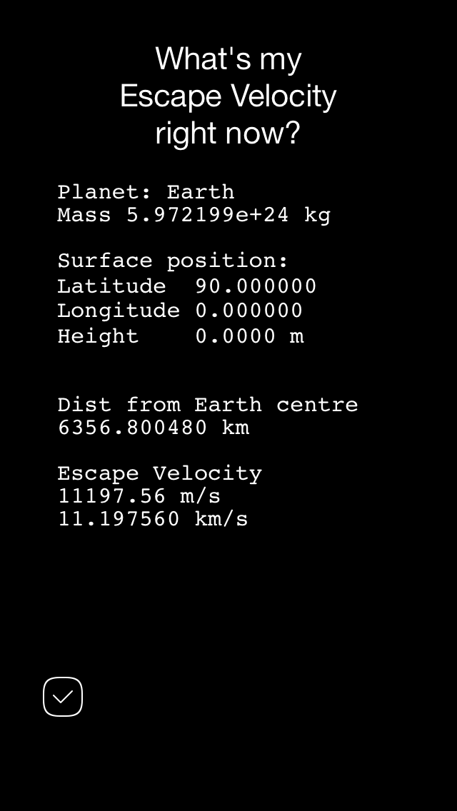 How to cancel & delete Escape Velocity Calculator from iphone & ipad 3