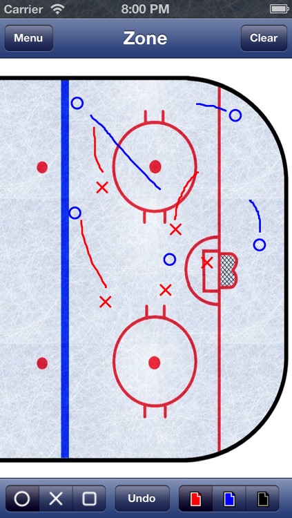 Hockey Strategy Board
