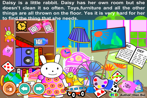The tidy little rabbit (Untold toddler story from Hien Bui) screenshot 4