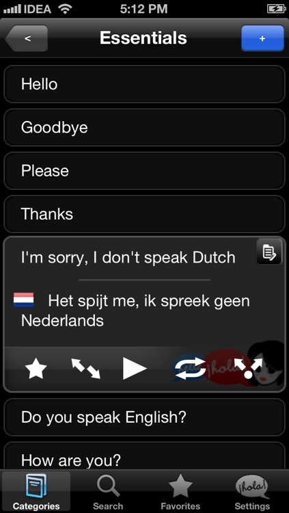 Lingopal Dutch LITE - talking phrasebook