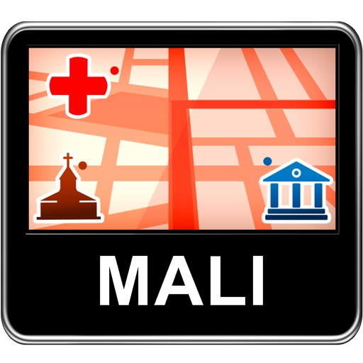 Mali Vector Map - Travel Monster icon