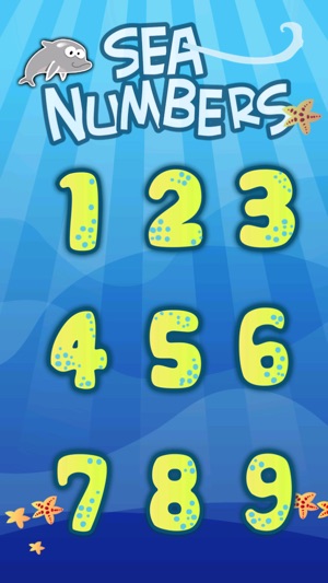 Montessori Sea Numbers - Kids learn by tracing numbers(圖1)-速報App