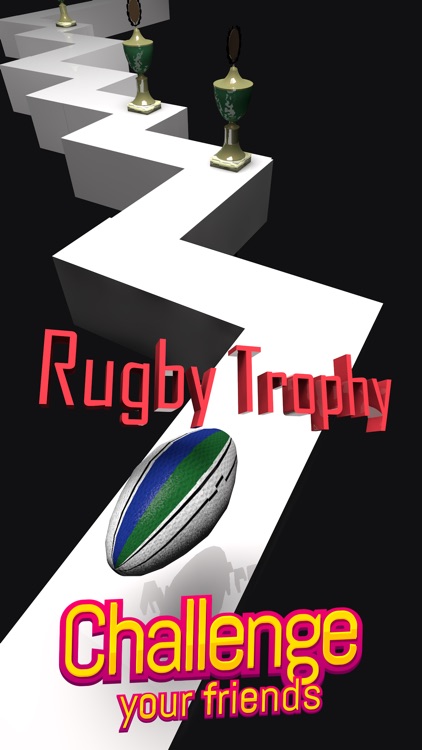 Rugby Trophy - Touchdown Tackle