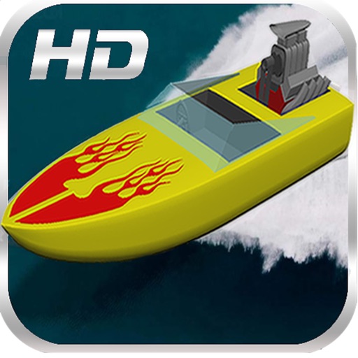 Speed Boat Racer Free HD: Fastest Engine Jets Biggest Waves to Run Icon