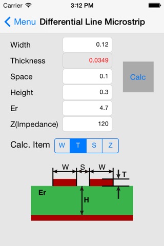 PCB Line Calculator screenshot 3