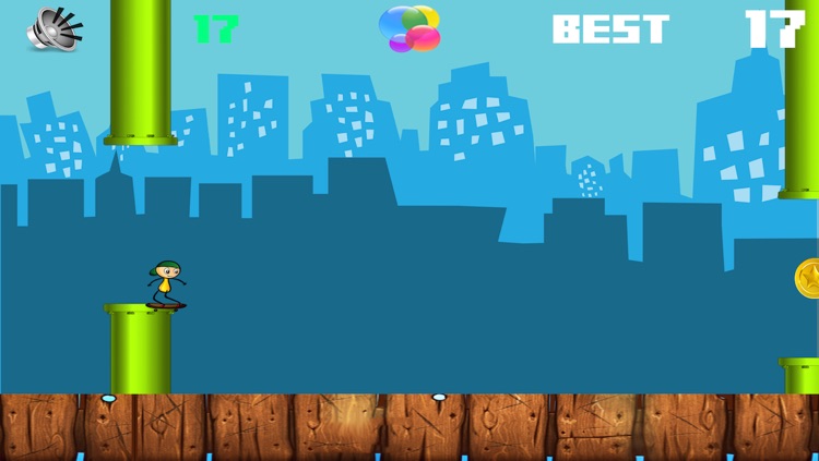 Touch Stickman Skateboard Jump: Pure Skater Skills screenshot-4